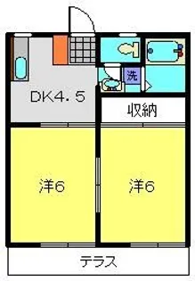 ドエル・アルス神大寺1【303号室】の間取り