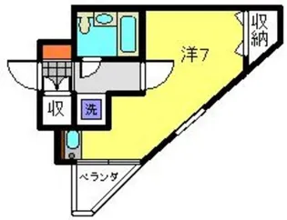 コーポOGAWA【403号室】の間取り
