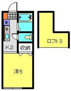 アクア和田【101号室】の間取り