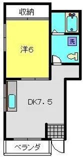 パークサイドオオツカ【101号室】の間取り