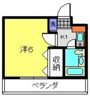 クリオ大口壱番館【322号室】の間取り