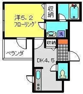 アンバーコート【3階】の間取り
