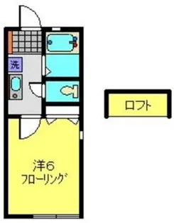 ディアコート東白楽【201号室】の間取り