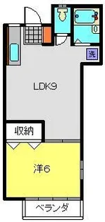 グリーンヒルズ本牧【1-A号室】の間取り
