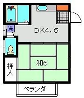 サンヒルズB棟【2階】の間取り