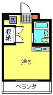 メゾン・ド・ウィスタリア東白楽【3C号室】の間取り