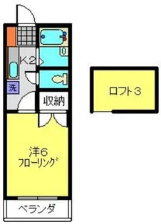 ハピネス641【203号室】の間取り