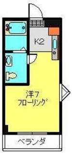 コートリーハウス横浜和田町【305号室】の間取り