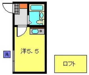 レオパレス21栗田谷第一【103号室】の間取り
