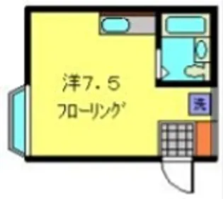 アミティーNo.2【201号室】の間取り