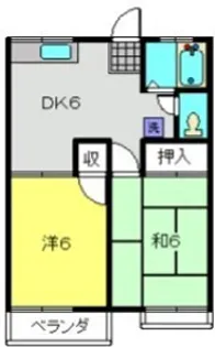 グランデュールドーマB【106号室】の間取り