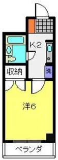 谷口マンション【402号室】の間取り