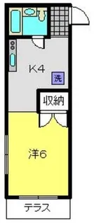 メゾンジュネス【103号室】の間取り