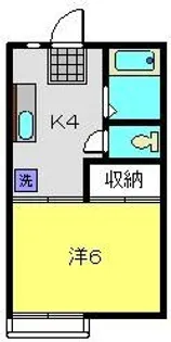 パームコート【205号室】の間取り