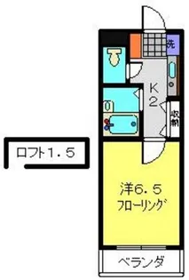 ユキハウス【205号室】の間取り