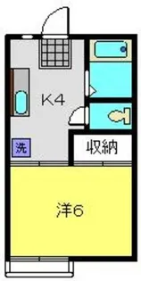 パームコート【207号室】の間取り