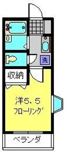 リヴェールTKII【2階】の間取り