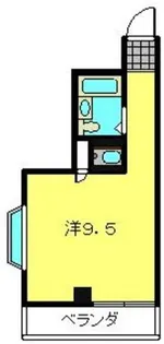 1Rの間取り画像