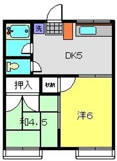 パークサイド桜木【2階】の間取り