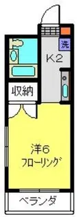 コーポ司【201号室】の間取り