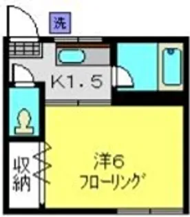 フラッツK【2階】の間取り