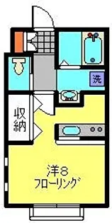 メゾン・エス【202号室】の間取り
