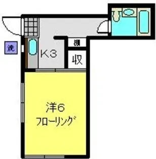 グリーンコーポ【105号室】の間取り