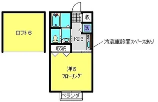 セントソレイユ ヨコハマ【102号室】の間取り