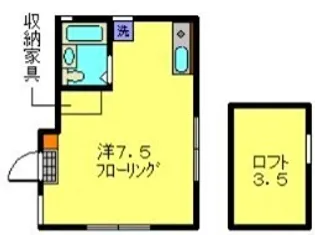ハイムメイ【202号室】の間取り