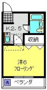 ハイツK6【203号室】の間取り