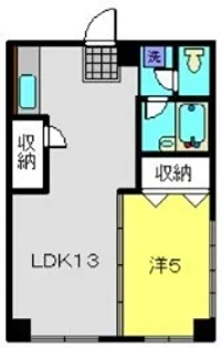 えびねハイツ【1階】の間取り