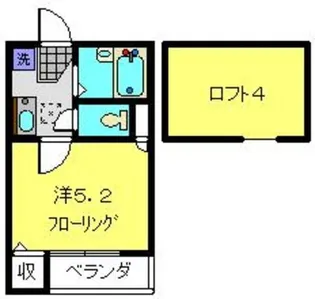 ドルフィン神之木町1【201号室】の間取り