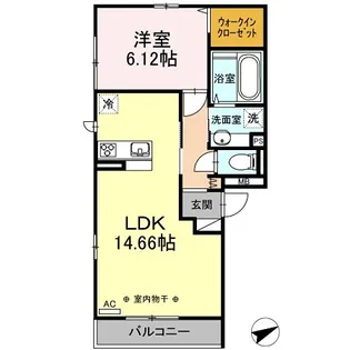 シャルール本牧【301号室】の間取り