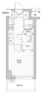 レジデンス横浜天王町【703号室】の間取り