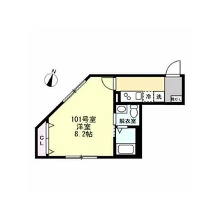 グラシア長津田【2階】の間取り