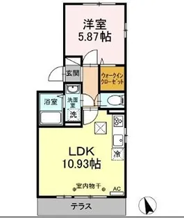 フルーレ47【1階】の間取り