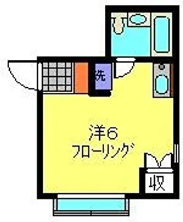 キャッスル旭ヶ丘 A棟【2階】の間取り