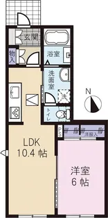 フォレスト・Y【1階】の間取り