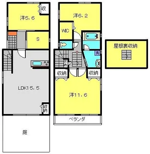 神奈川県横浜市神奈川区菅田町【一戸建】の間取り