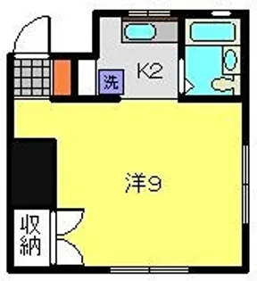 パーク横浜II【102号室】の間取り