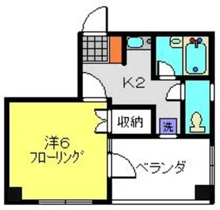 てぃだ横浜【501号室】の間取り