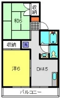 サンコーポラス【205号室】の間取り