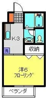 ハイツ白百合【103号室】の間取り