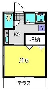 大澤ハイツ【103号室】の間取り