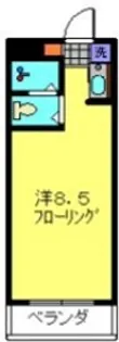 裕マンション【302号室】の間取り