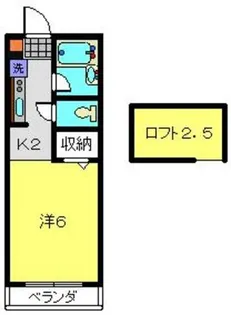 クレドメゾン白楽【2階】の間取り