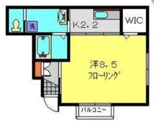 シャーメゾンY【102号室】の間取り