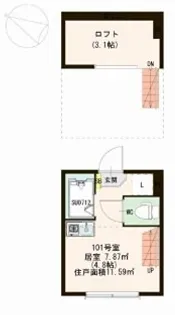 グランテラス東白楽【1階】の間取り