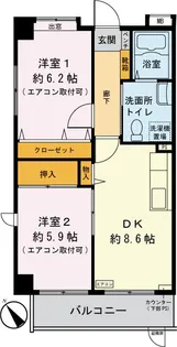 サンリーフ保土ヶ谷【105号室】の間取り