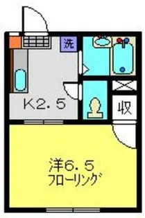 リバティI【203号室】の間取り